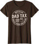 Dad Tax Logo, Funny Daddy Papa Fathers Day