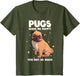Funny Pug Designs Men Boys Girls Kids Pug Lovers