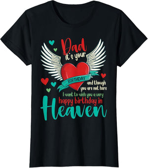 Happy Birthday Dad in Heaven Memorial Angel Family Love