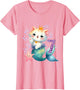 Cat Mermaid 7th Birthday 7 Year Old Party Girls Outfit