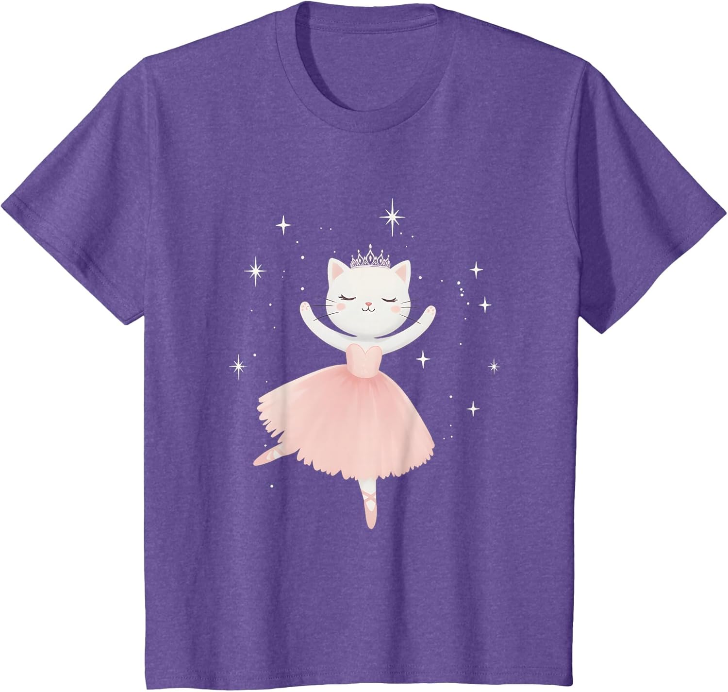 Ballerina Cat Princess Shirt Ballet Dance Toddlers Girls