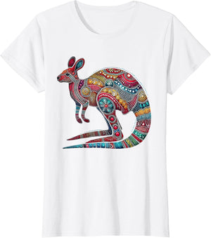 Australian Aboriginal Kangaroo Funny Animal Lover Australia