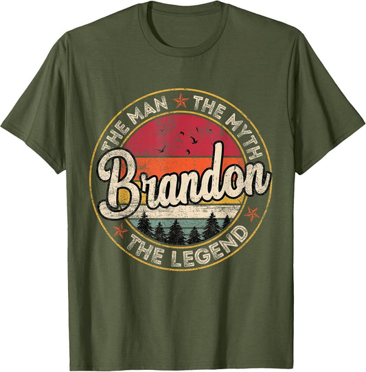 Brandon The Man The Myth The Legend Personalized Name