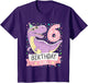 6 Year Old T Rex Dinosaur 6nd Birthday Girl