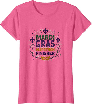 Mardi Gras Marathon Finisher Celebration Design