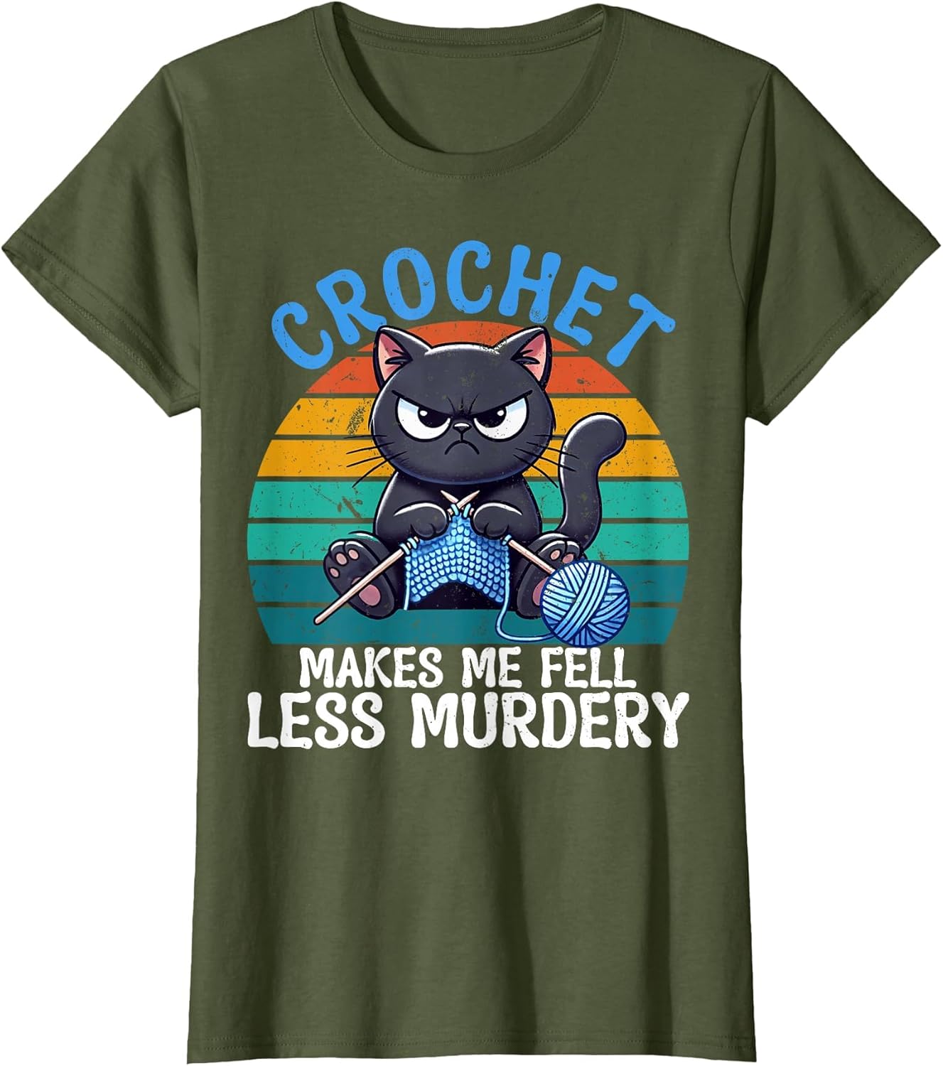 Crochet Makes Me Feel Less Murdery Cat Crochet Women
