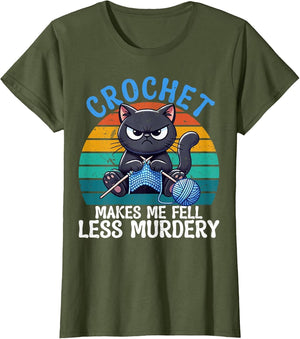 Crochet Makes Me Feel Less Murdery Cat Crochet Women