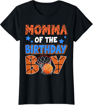 Basketball Momma of The Birthday Boy Family Matching