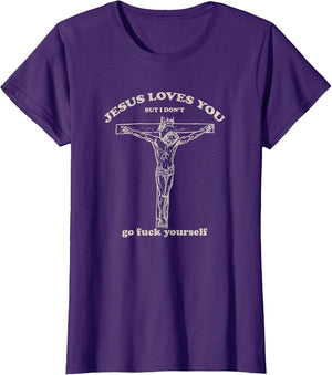 Vintage Jesus Loves You But I Don't