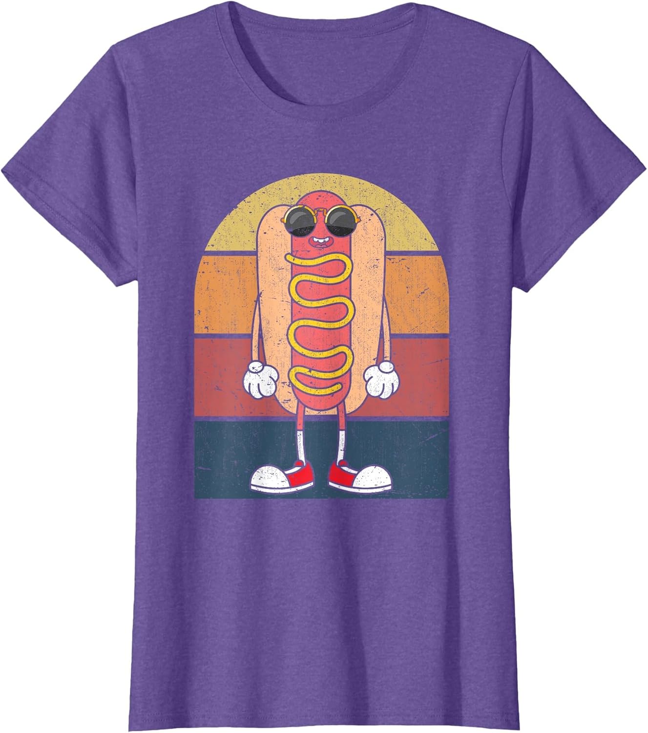 Cool Hot Dog Fast Food Sunglasses Weiner Foodie Retro Hotdog