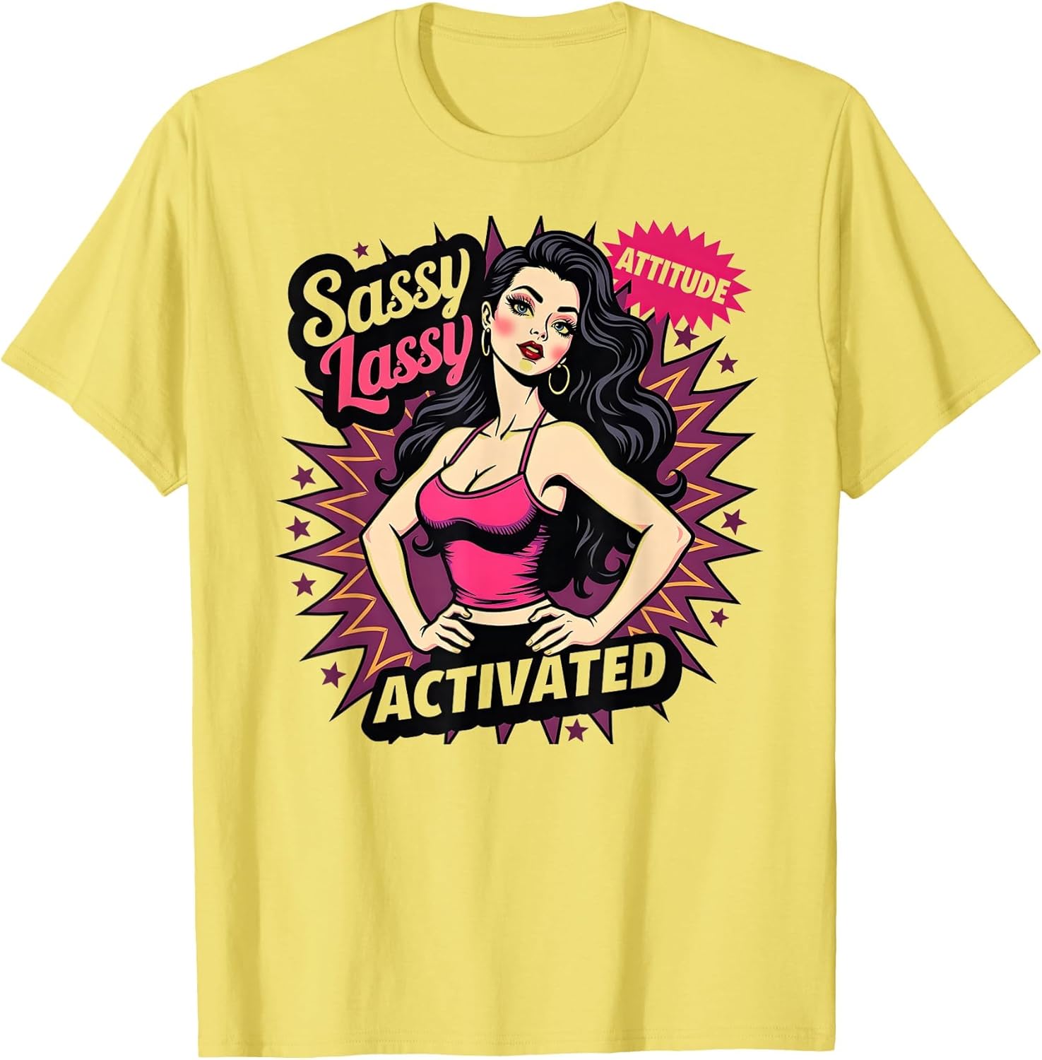 Sassy Lassy Attitude Activated Bold Design