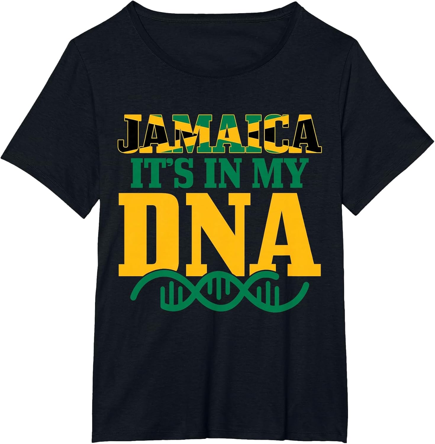 Jamaica It's in My DNA Jamaican Flag Pride