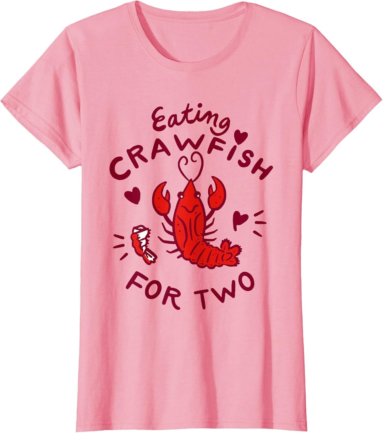 Eating Crawfish for Two Crawfish Boil Pregnancy Announcement