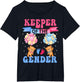 Keeper of The Gender Reveal Cute Bear Balloons Pink Or Blue