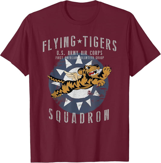 Flying Tigers Squadron WWII Insignia Vintage WW2 Air Corps