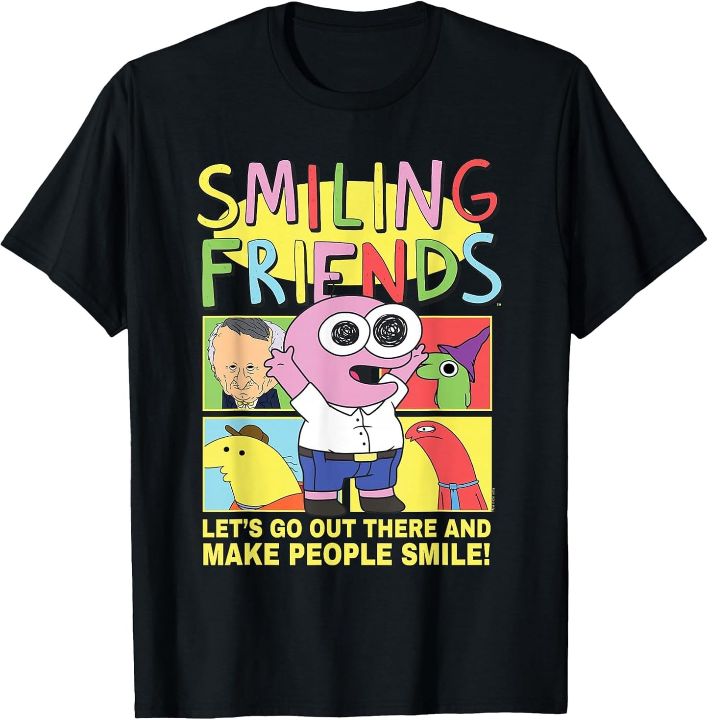 Smiling Friends Make People Smile PIM Funny Cartoon