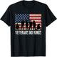 Veterans No Kings Shirt Vintage America Flag Veterans