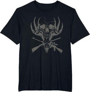 Deer Hunting Abstract Buck Skull Grunge Vintage