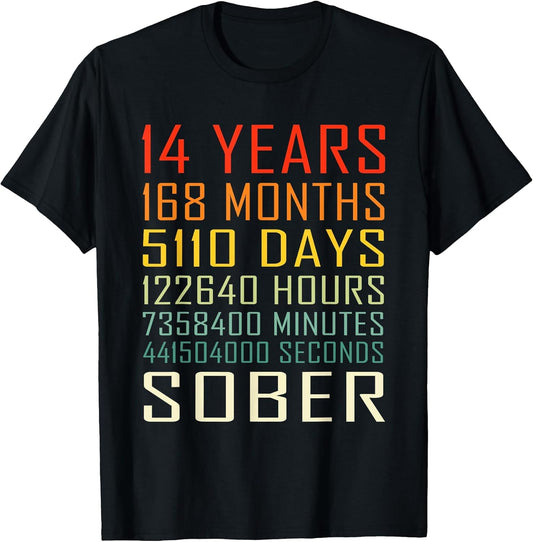 14 Year Sobriety Anniversary Vintage 14 Years Sober