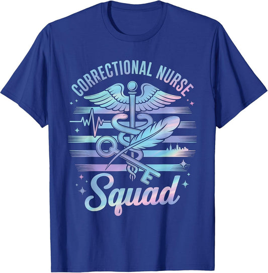 Correctional Nurse American Flag Corrections Nursing Squad