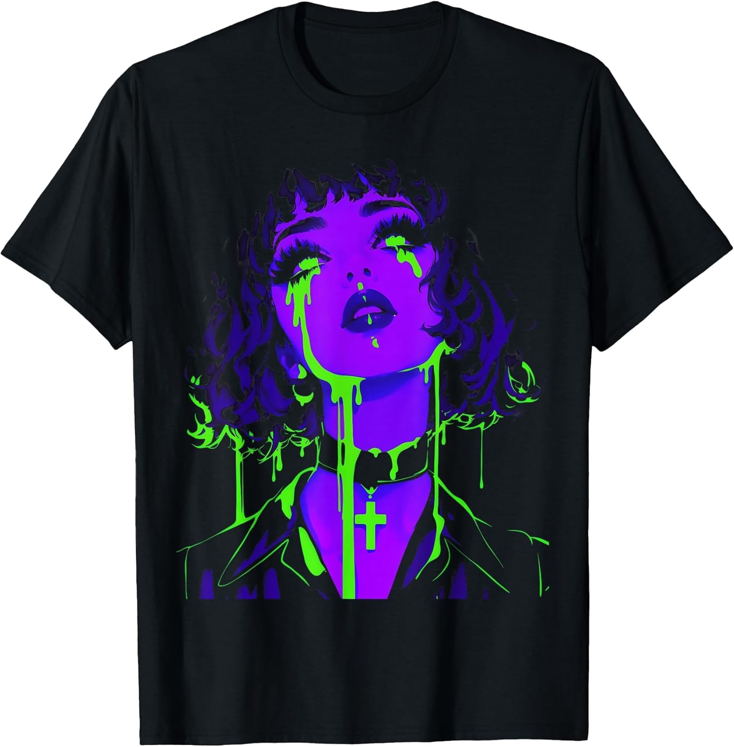 Cybergoth Cybercore Grunge Punk Goth Girl Alt Anime Manga