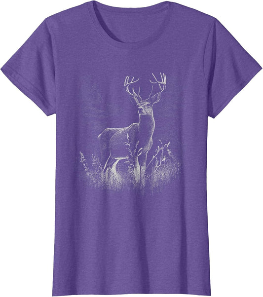 Deer in The Forest Nature Animals Deer Lovers