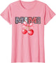 Mimi Pink Coquette Bow Cherry Birthday Girl