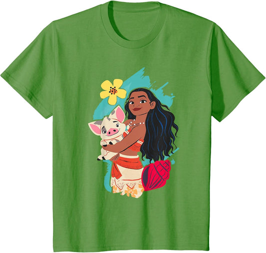 Kids Disney Princess Moana and Pua Seashell