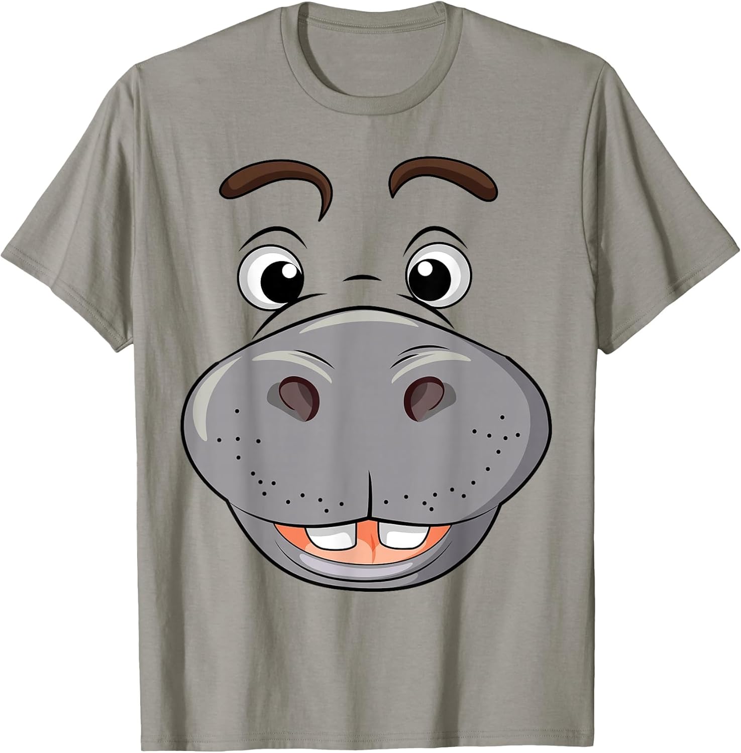 Funny Hippopotamus Hippo Face Cosplay DIY Costume Halloween