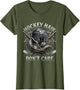 Hockey Hair Don't Care Funny Hockey Design