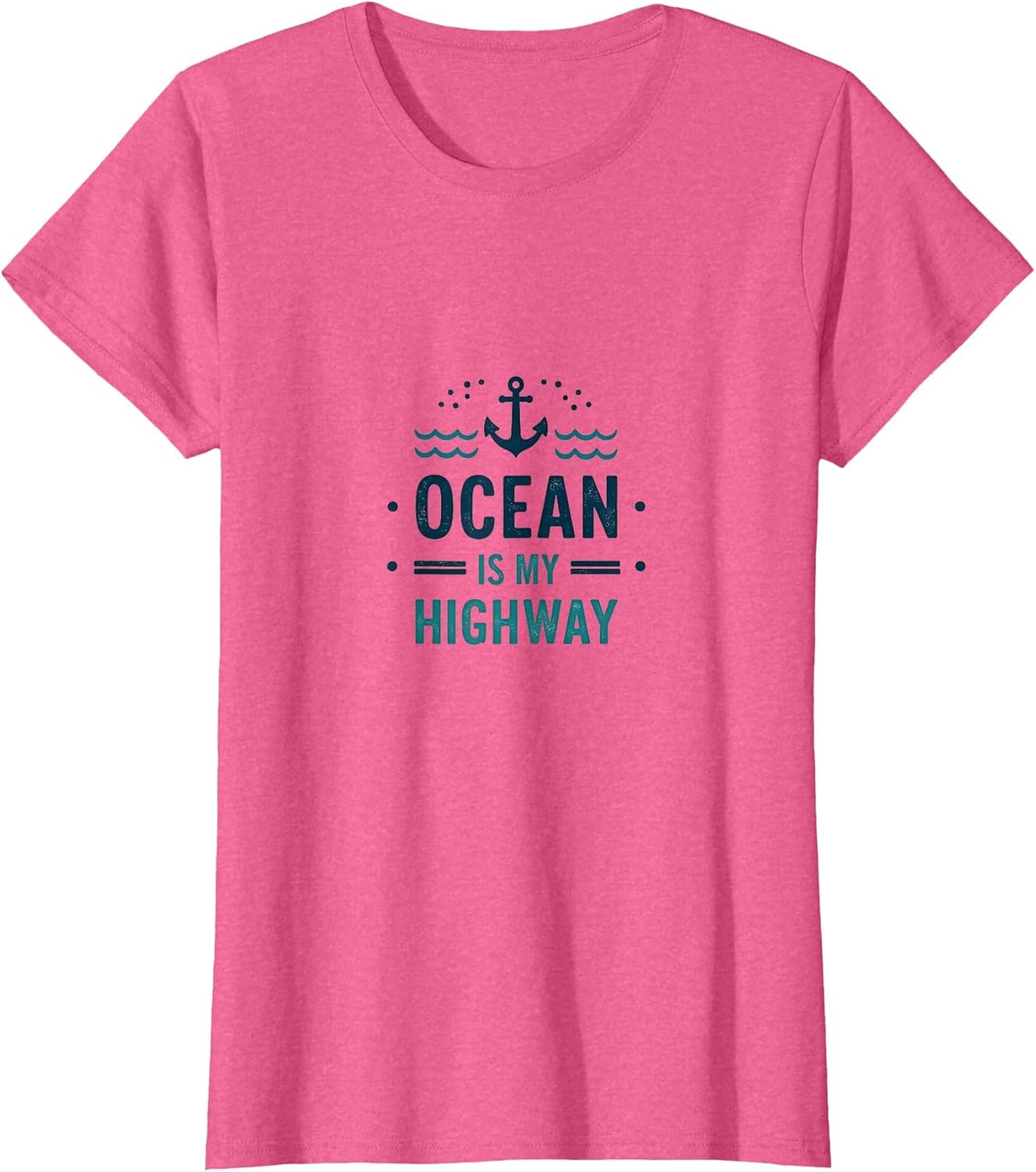 Ocean is My Highway Motor Boat Captain Design