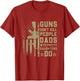 Guns Don't Kill People Dads with Pretty Daughters Humor Dad