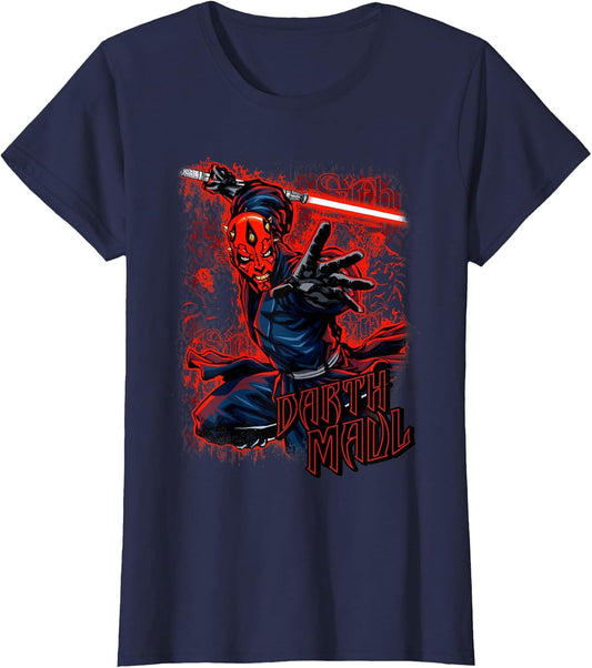 Star Wars Darth Maul Red Saber Portrait