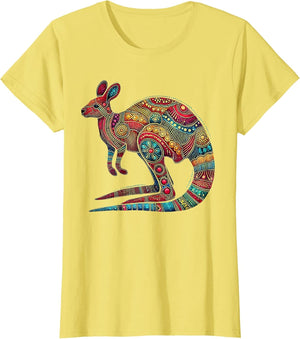 Australian Aboriginal Kangaroo Funny Animal Lover Australia