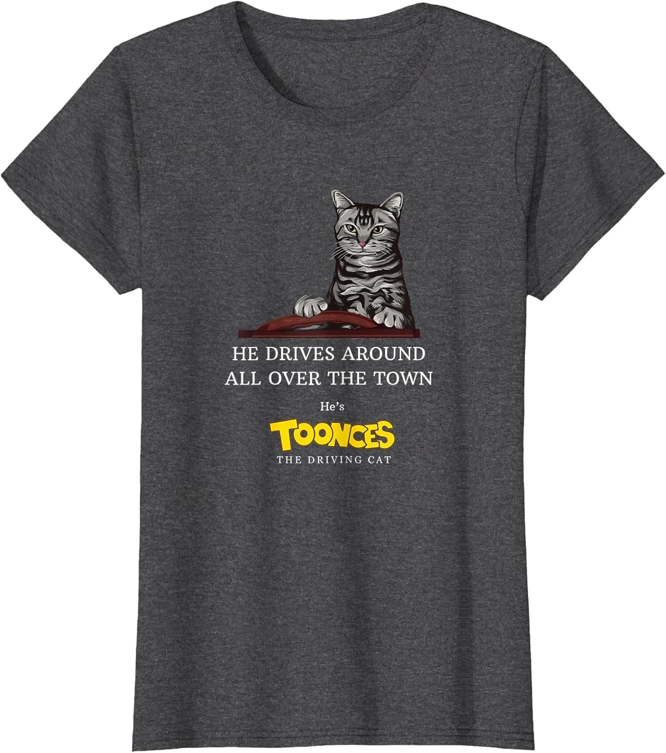 Toonces The Driving Cat - He Drives Around All Over The Town