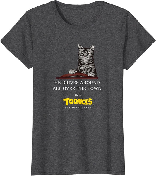 Toonces The Driving Cat - He Drives Around All Over The Town