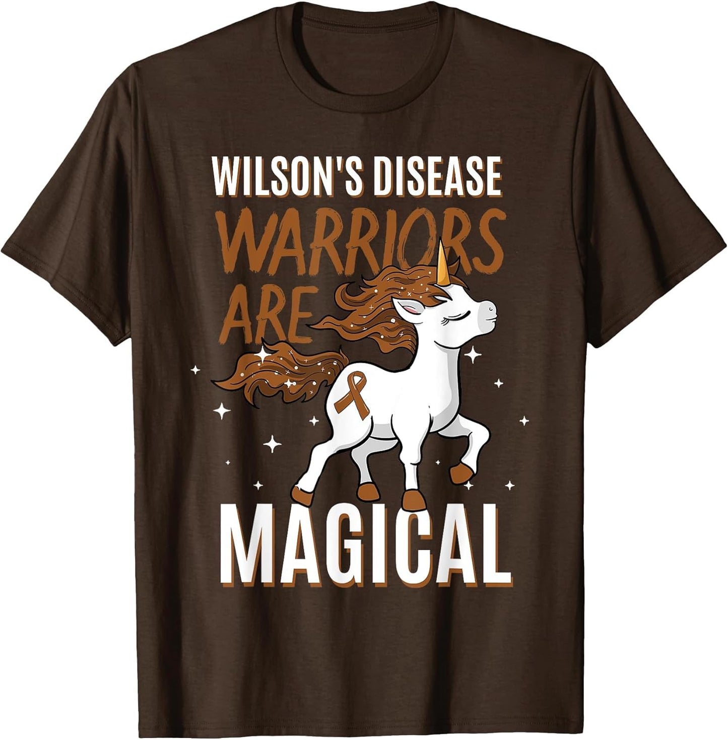 Wilson's Disease Warrior Awareness Ribbon Patient Unicorn