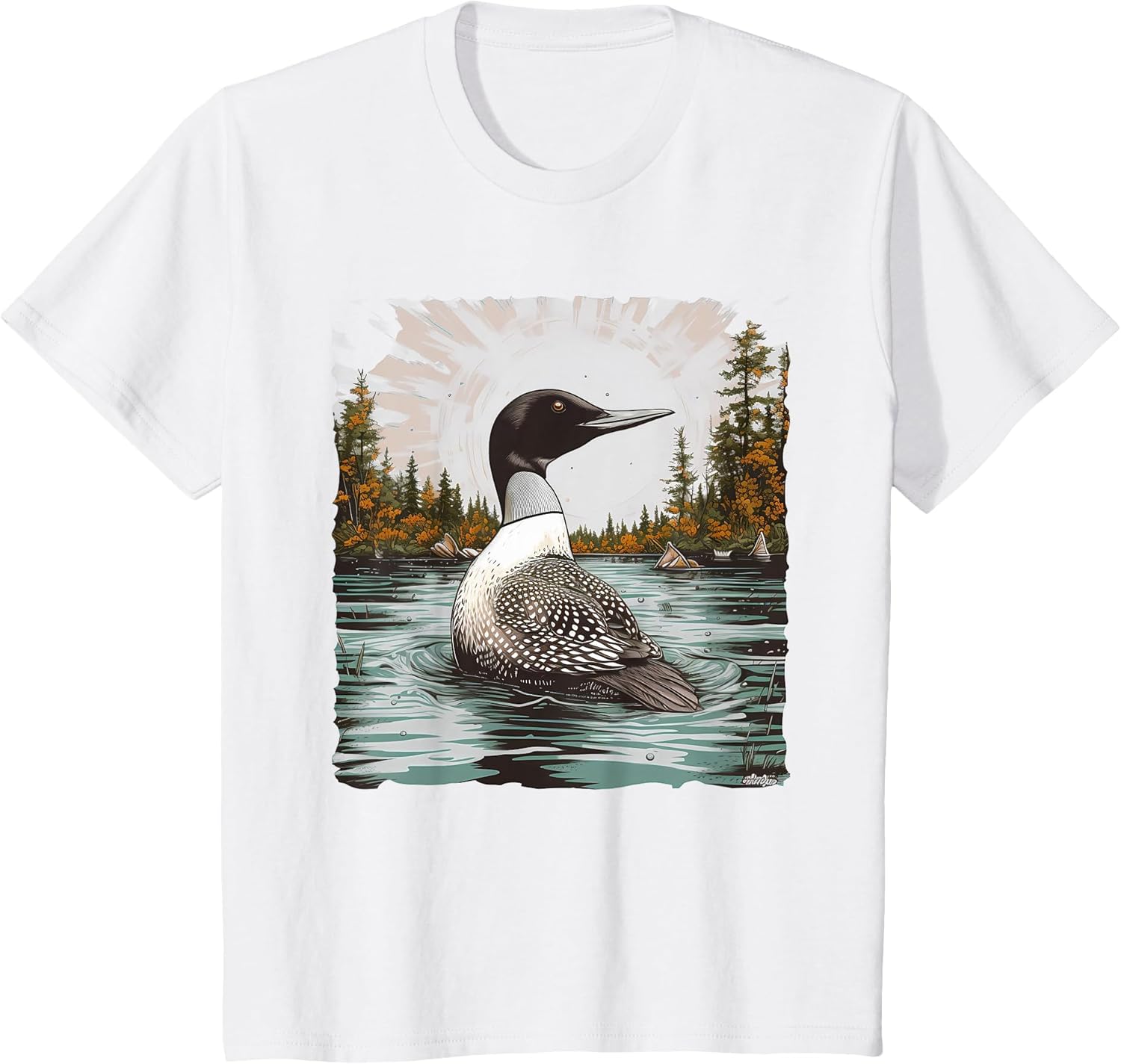 Retro Style Loon