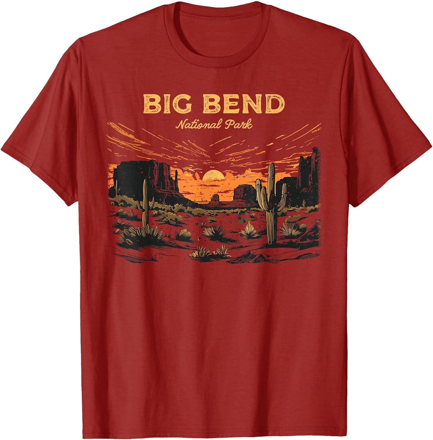 Big Bend National Park Texas Retro Vintage
