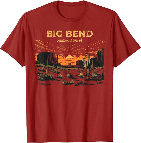Big Bend National Park Texas Retro Vintage