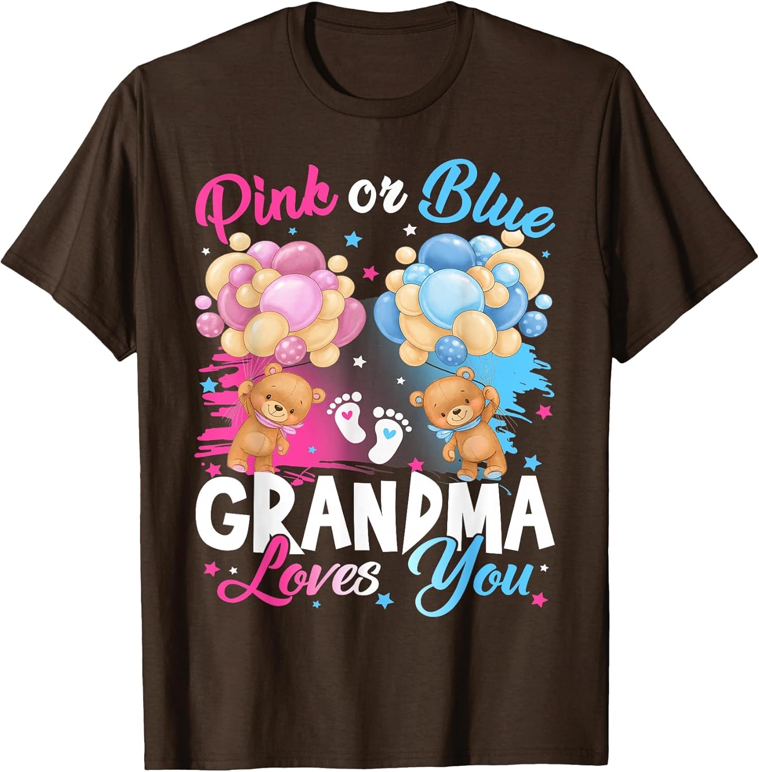 Bears Pink Or Blue Grandma Loves You Gender Reveal