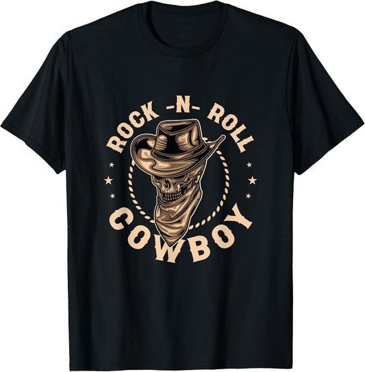 Rock-N-Roll Cowboy | Western Wild West | Cowboy Skeleton