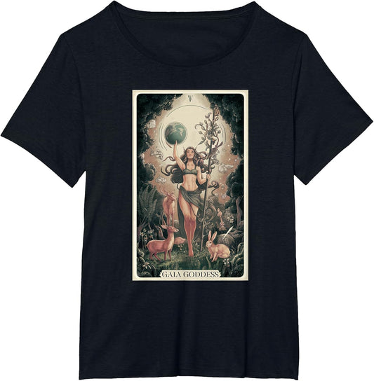 Gaia Greek Goddess Mother Earth Day Nature Lover Tarot Card