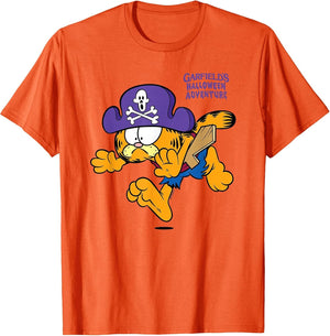 Garfield Pirate Running Away Halloween Cartoon Cat