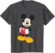 Disney Mickey and Friends Mickey Mouse Classic Pose , Youth, Dark Heather Grey, Small