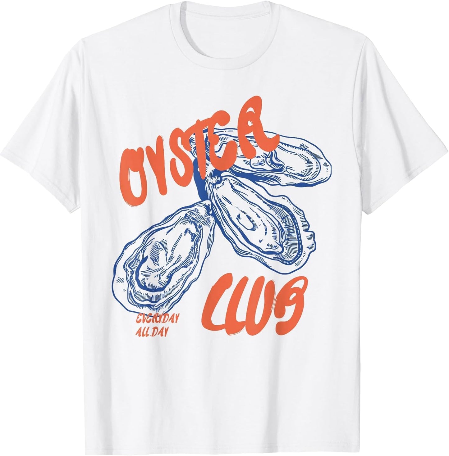 Retro Funny Oyster Club Seafood Lovers Enthusiasts Saying