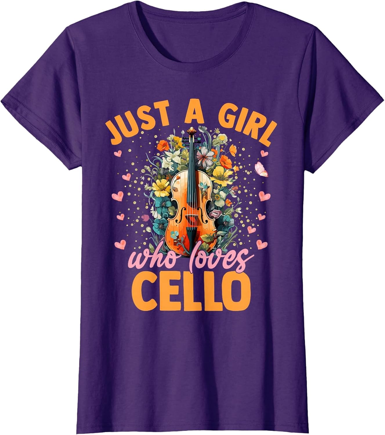 Cello Musical Girls Women Just A Girl Who Loves Cello