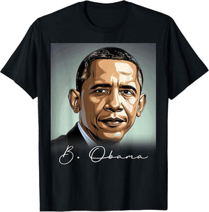 Portrait Barack Obama President Patriotic