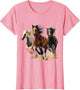 Vintage Horses Lover Graphic Women Boys Girls