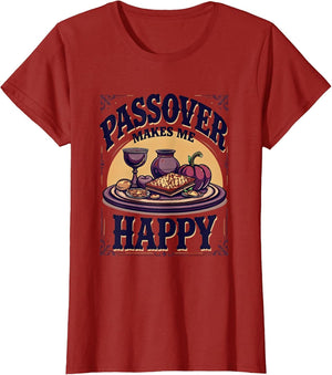 Passover Makes Me Happy Jewish Holiday Design